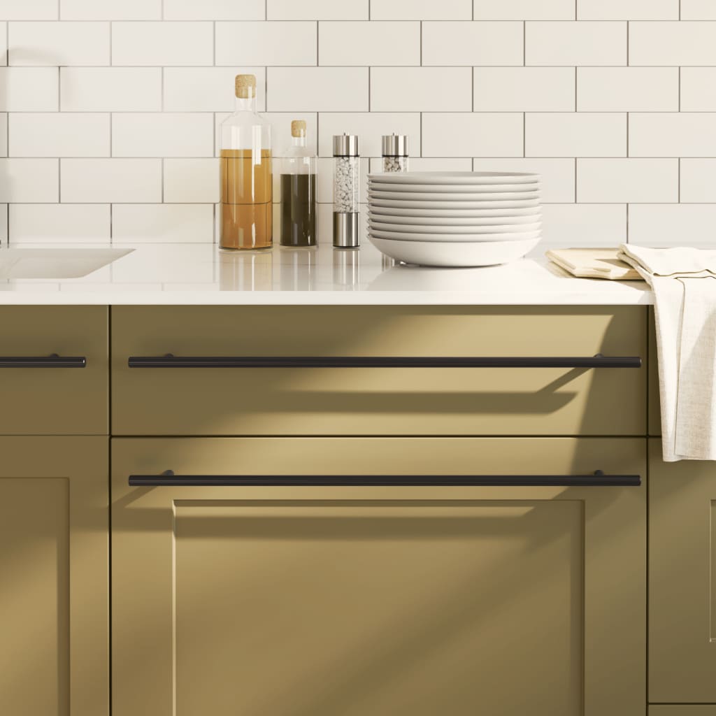 vidaXL Möbelgriffe 10 Stk. Silbern 64 mm Edelstahl