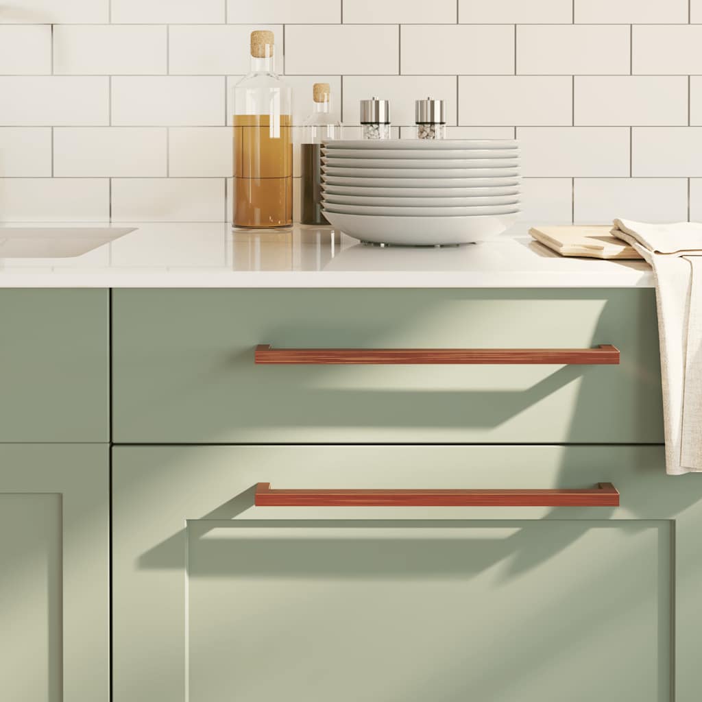 vidaXL Möbelgriffe 10 Stk. Silbern 64 mm Edelstahl