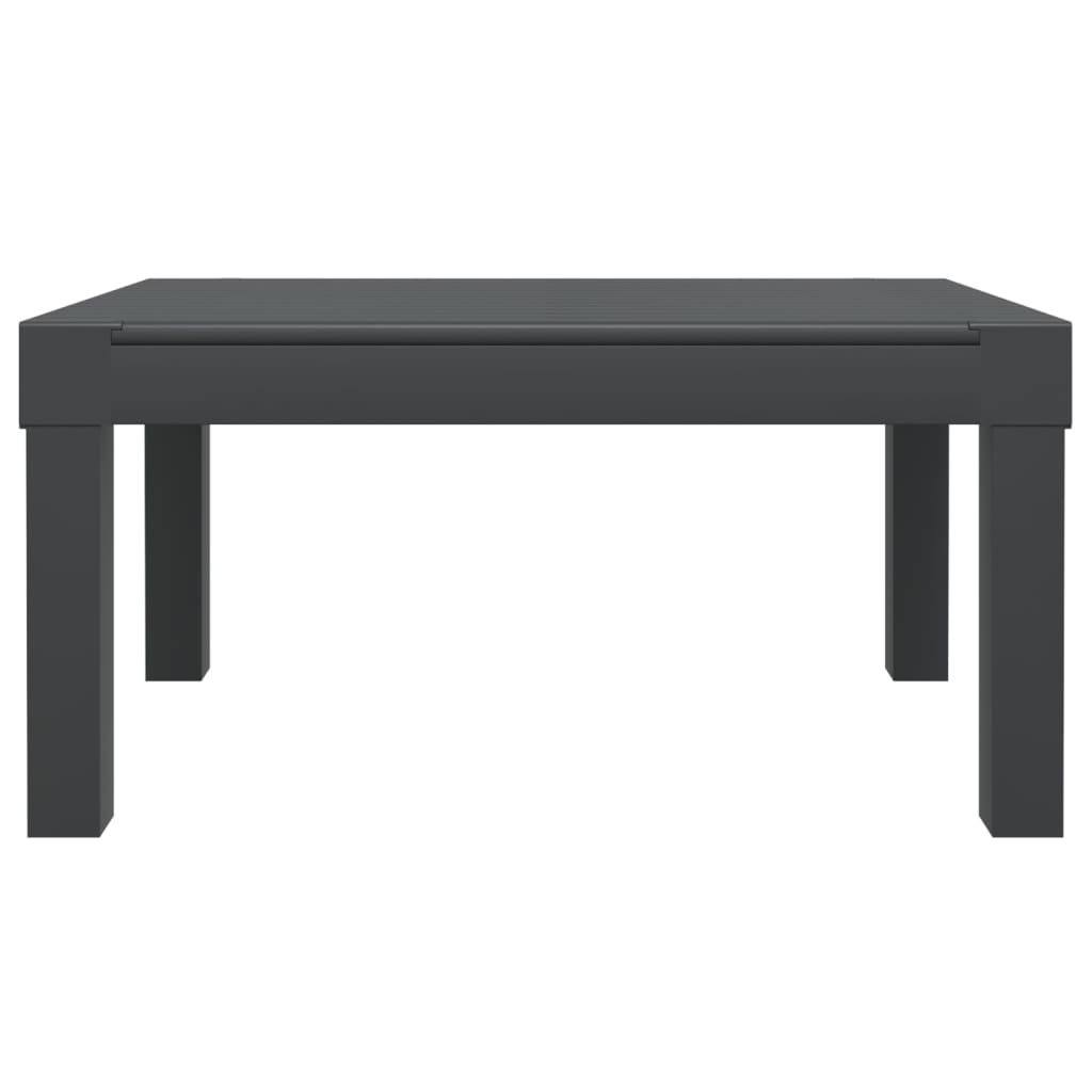 vidaXL 3-tlg. Garten-Lounge-Set mit Kissen Anthrazit PP