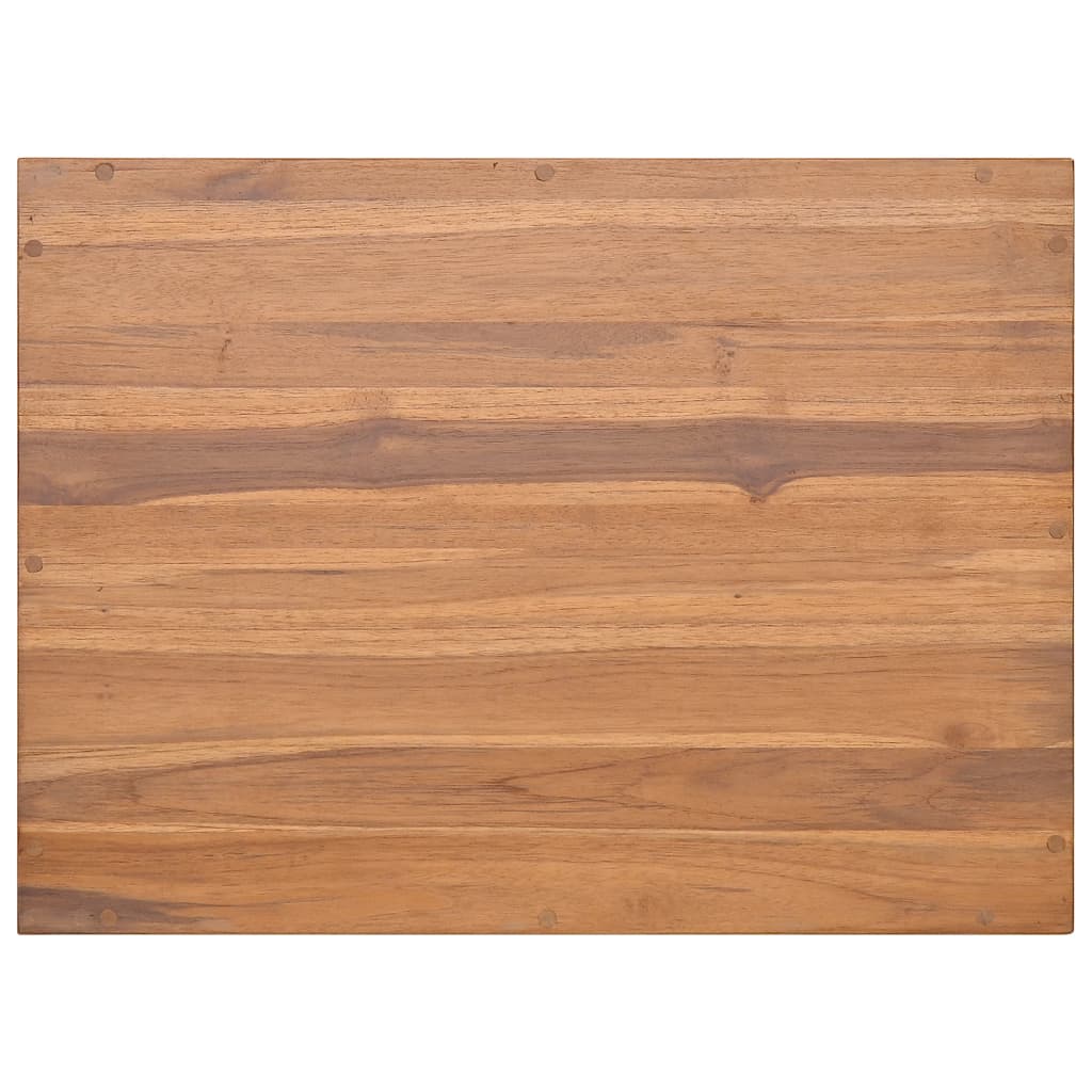 vidaXL Wand-Badschrank 60x45x30 cm Teak Massivholz