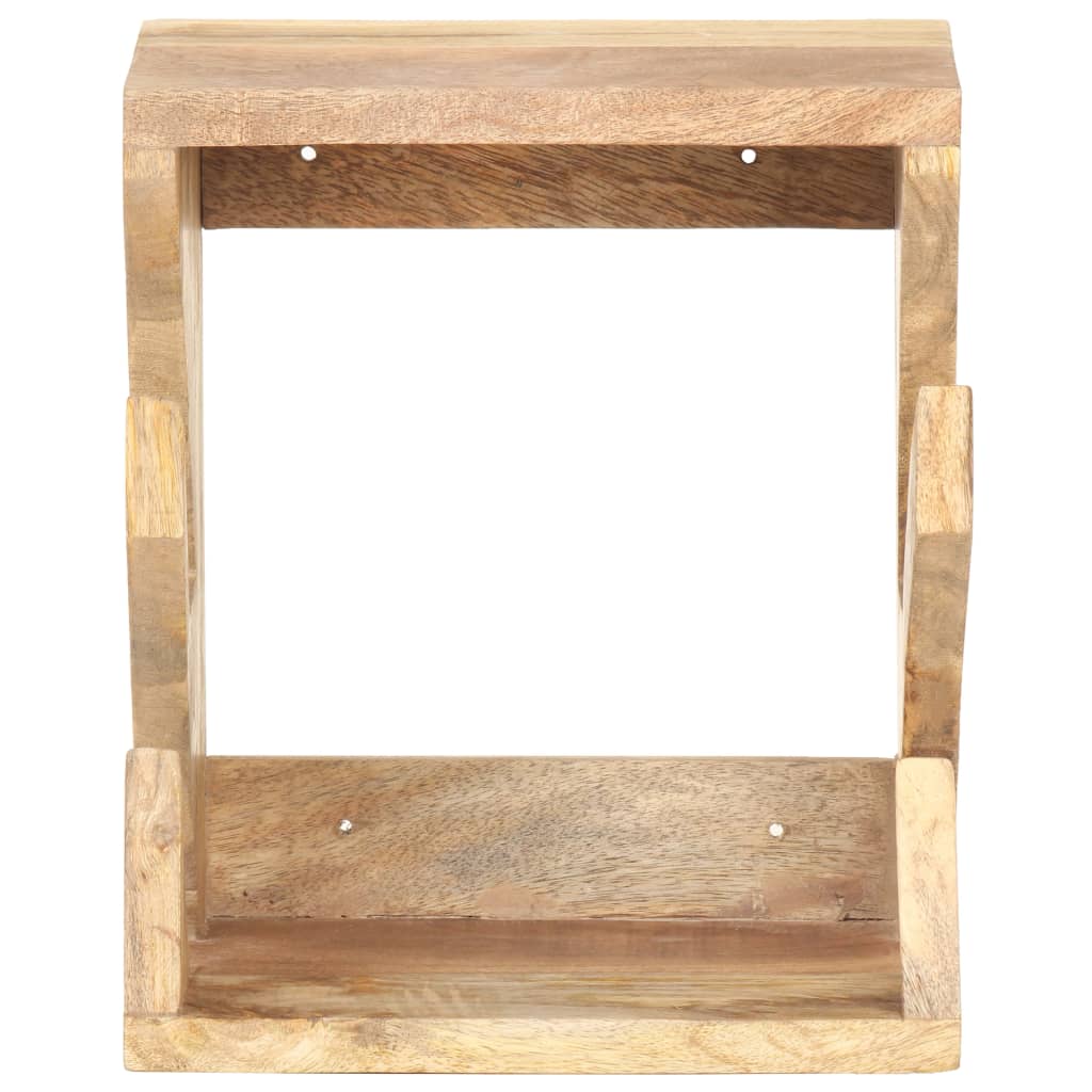 vidaXL Skateboard Wandhalter 25x20x30 cm Mango Massivholz