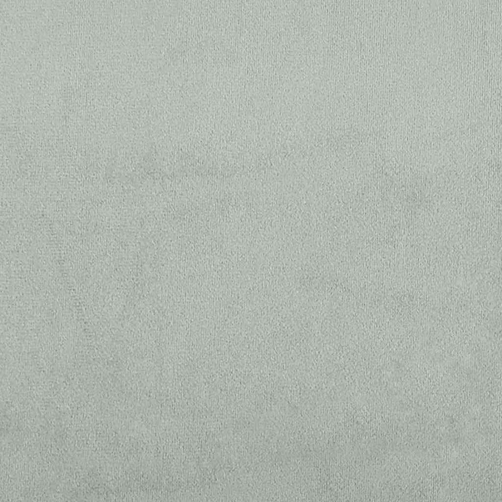 vidaXL Massage-Relaxsessel, hellgrauer Samt