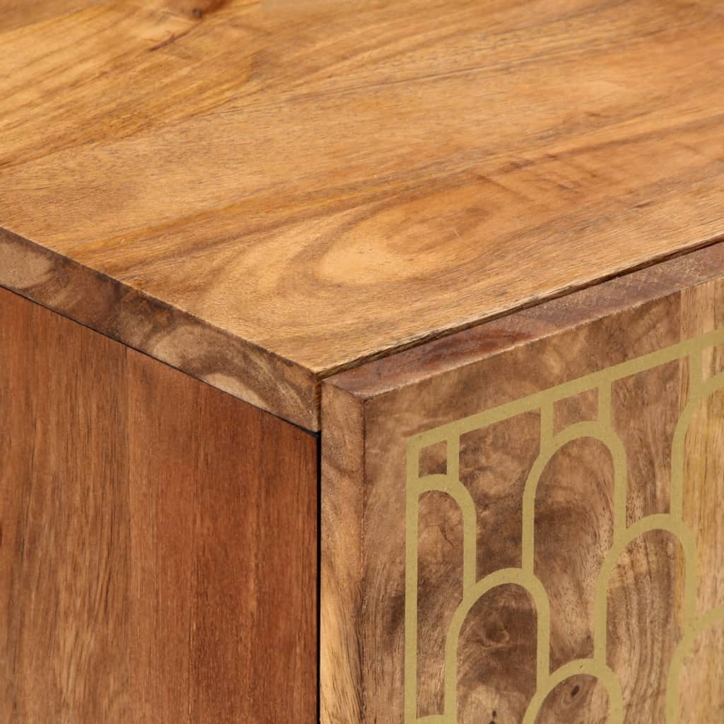 vidaXL 4-tlg. Badmöbel-Set Massivholz Mango