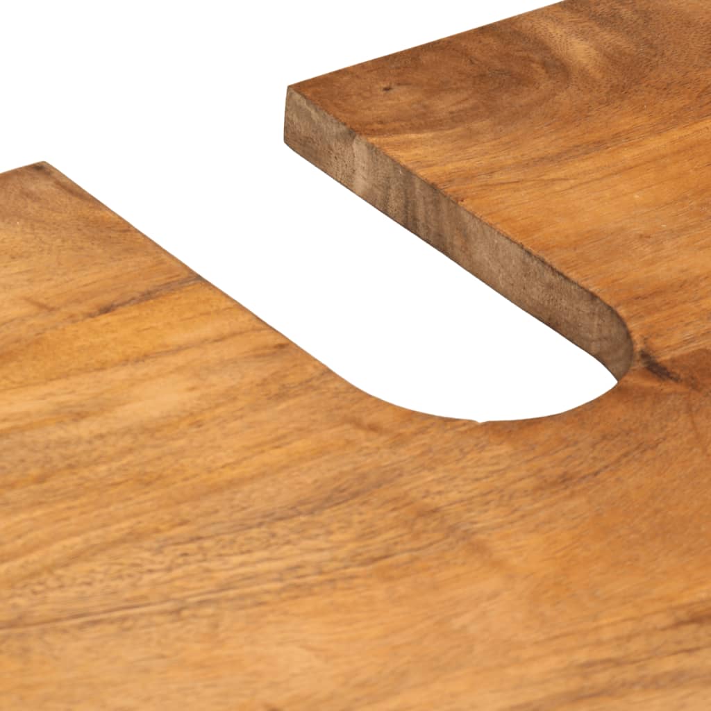 vidaXL 5-tlg. Badmöbel-Set Massivholz Mango