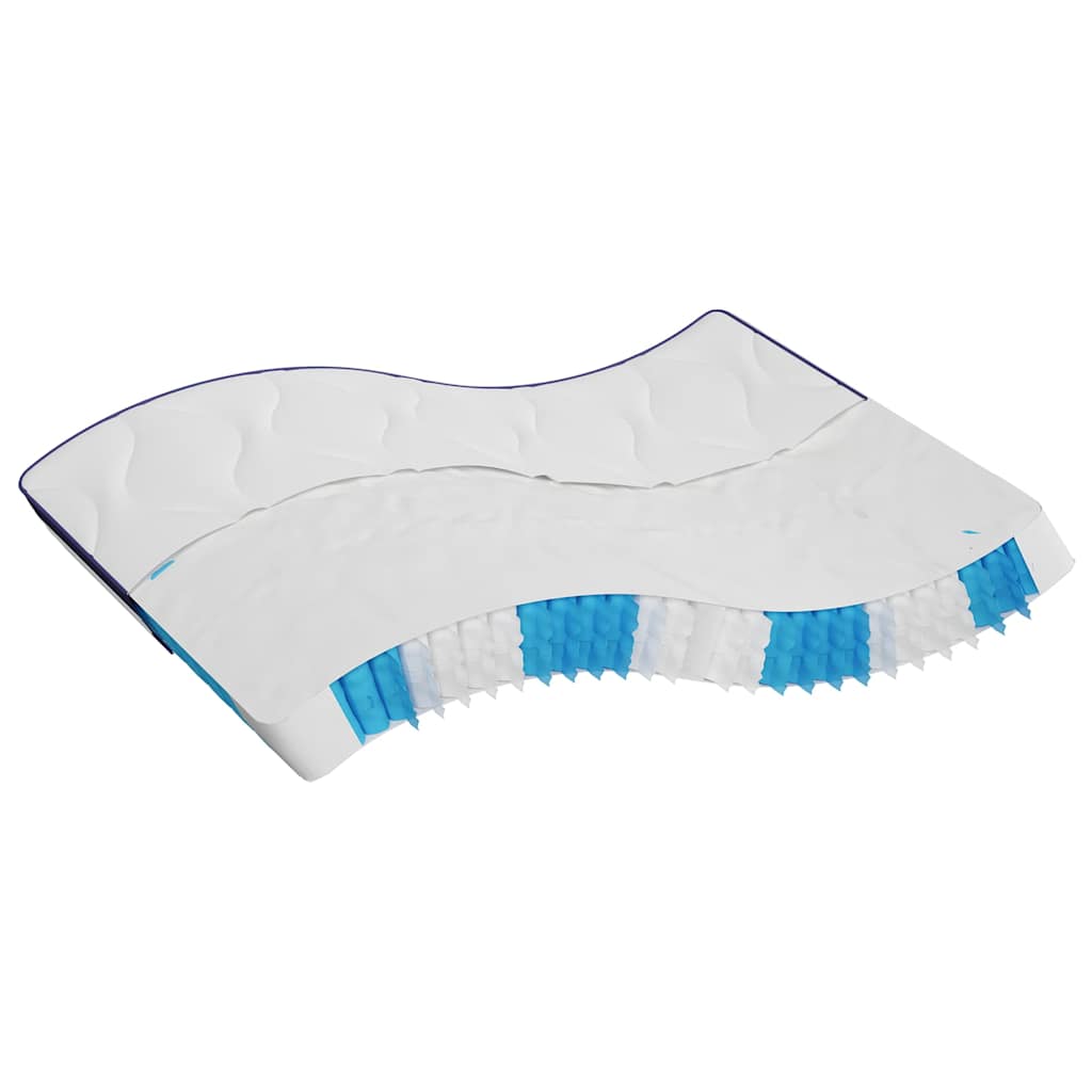 vidaXL Matratze Taschenfederkern Mittelfest 160x200 cm