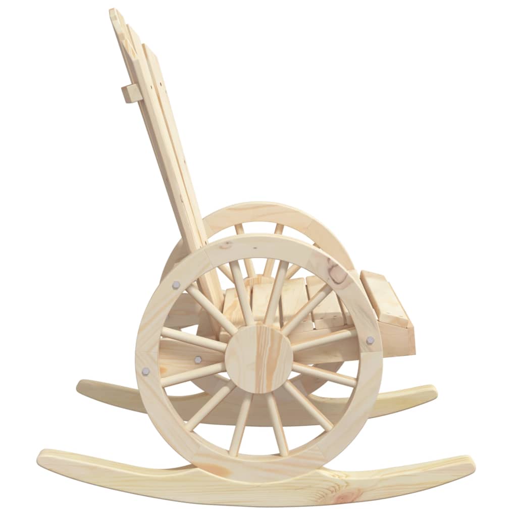 vidaXL Adirondack-Schaukelstühle 2 Stk. Massivholz Tanne