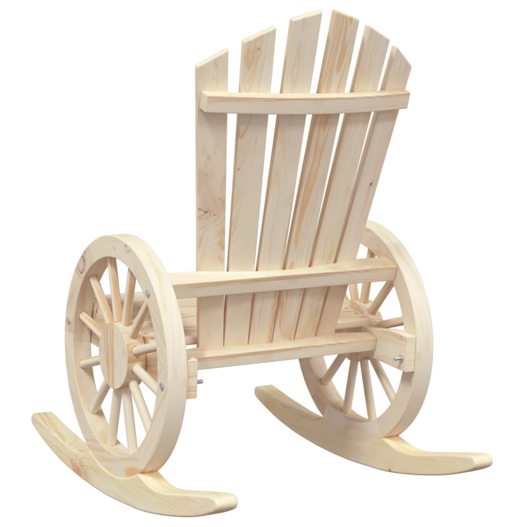 vidaXL Adirondack-Schaukelstühle 2 Stk. Massivholz Tanne