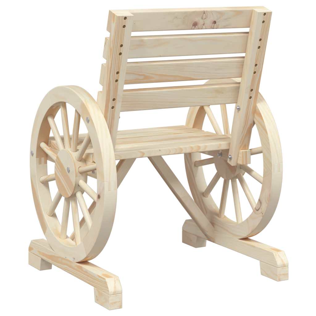 vidaXL 4-tlg. Garten-Lounge-Set Massivholz Tanne