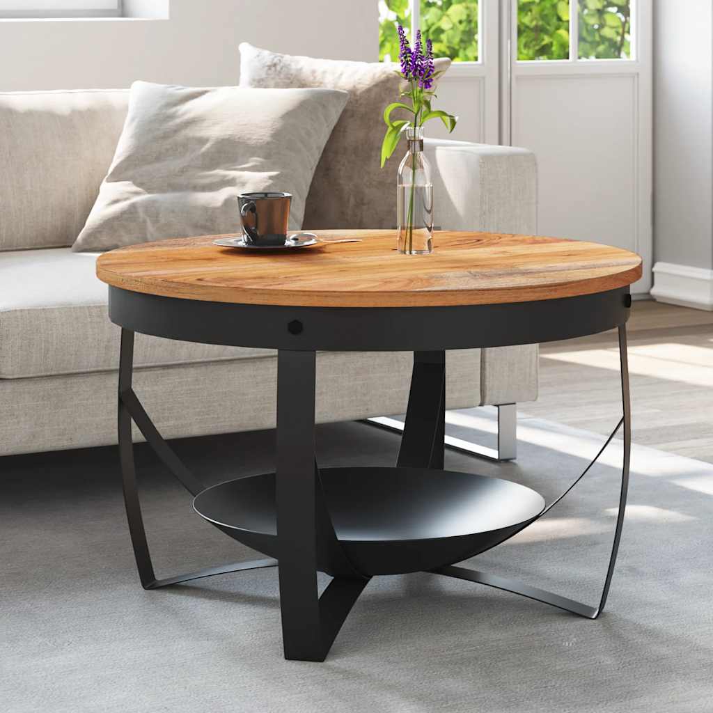 vidaXL Couchtisch Massives Altholz 60x40 cm