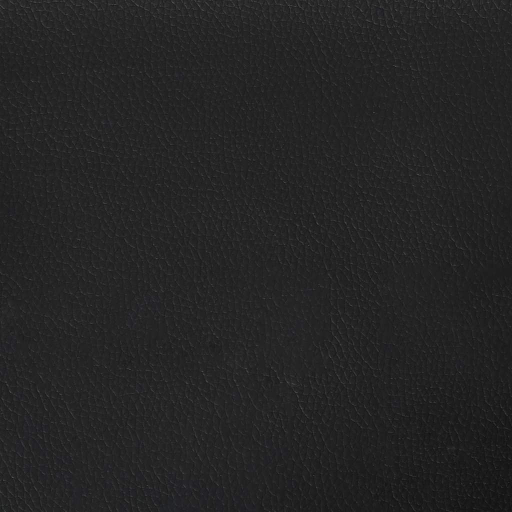 vidaXL Bettgestell ohne Matratze "Zadar" Schwarz 80x200 cm Kunstleder