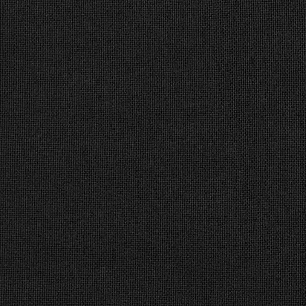 vidaXL Verdunkelungsvorhang mit Ösen Leinenoptik Schwarz 290x245 cm