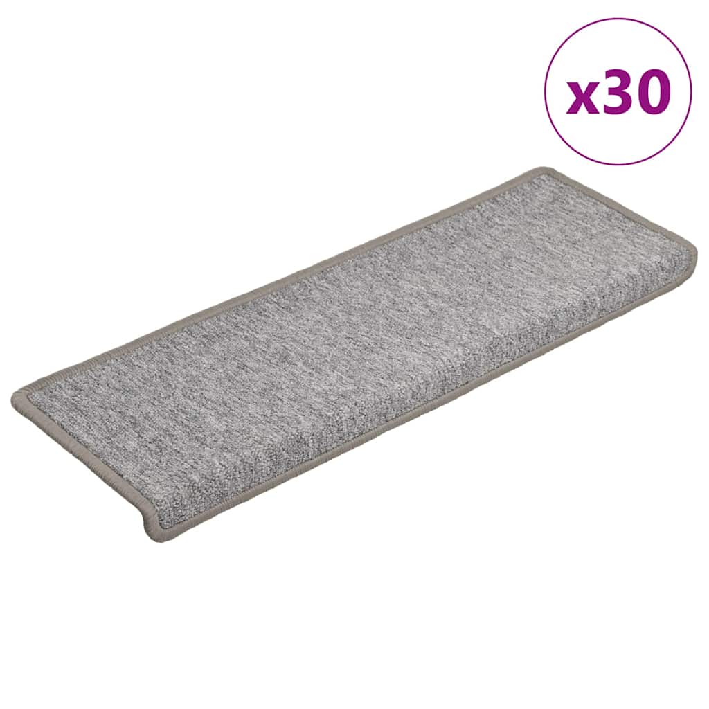 vidaXL Stufenmatten 15 Stk. 65x21x4 cm Anthrazit Rechteckiger Rand