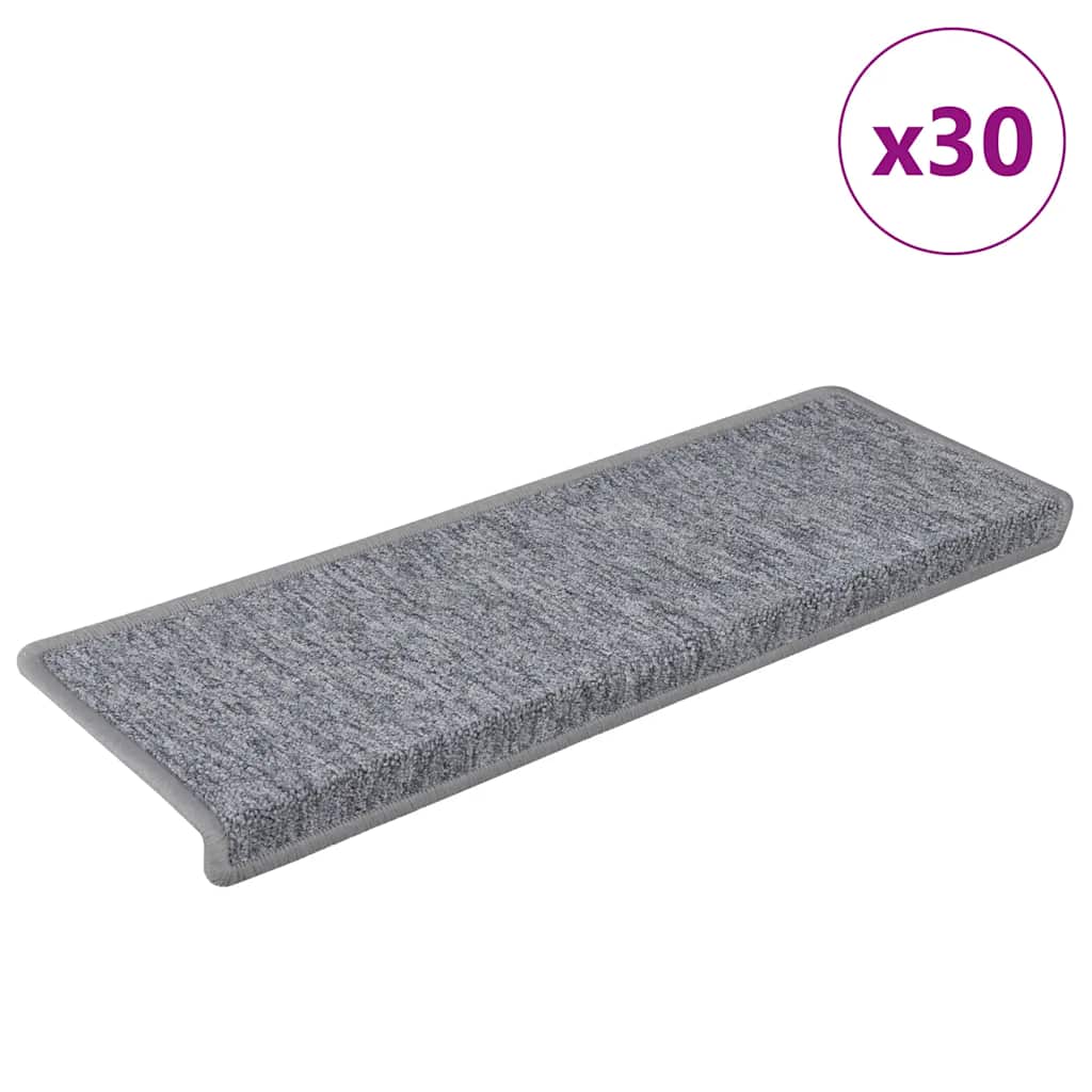 vidaXL Stufenmatten 15 Stk. 65x21x4 cm Anthrazit Rechteckiger Rand