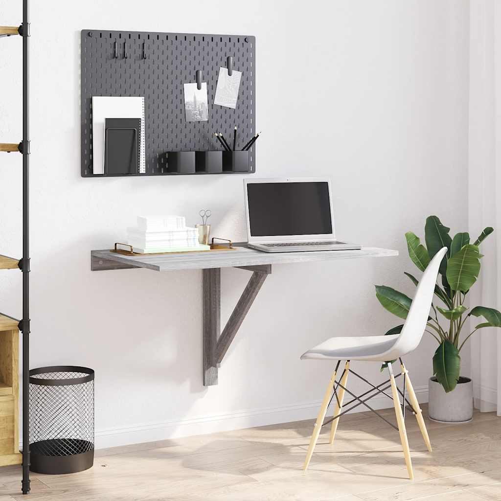 vidaXL Wandklapptisch Eiche 100x60 cm