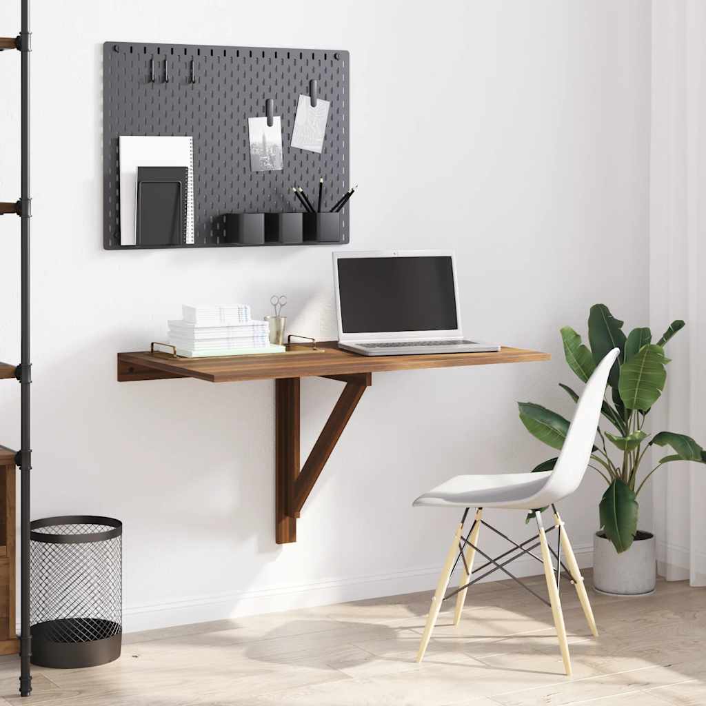 vidaXL Wandklapptisch Eiche 100x60 cm
