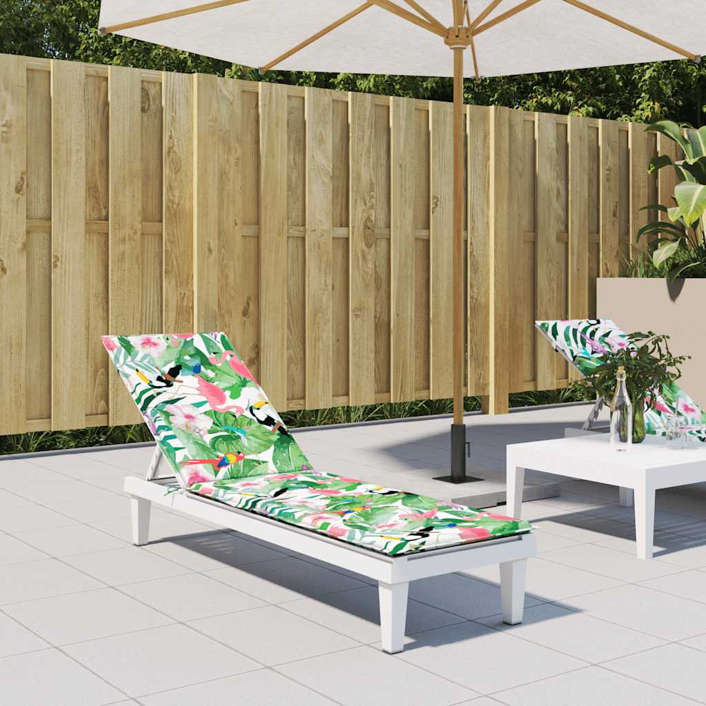 vidaXL Liegestuhl-Auflage Anthrazit (75+105)x50x4 cm