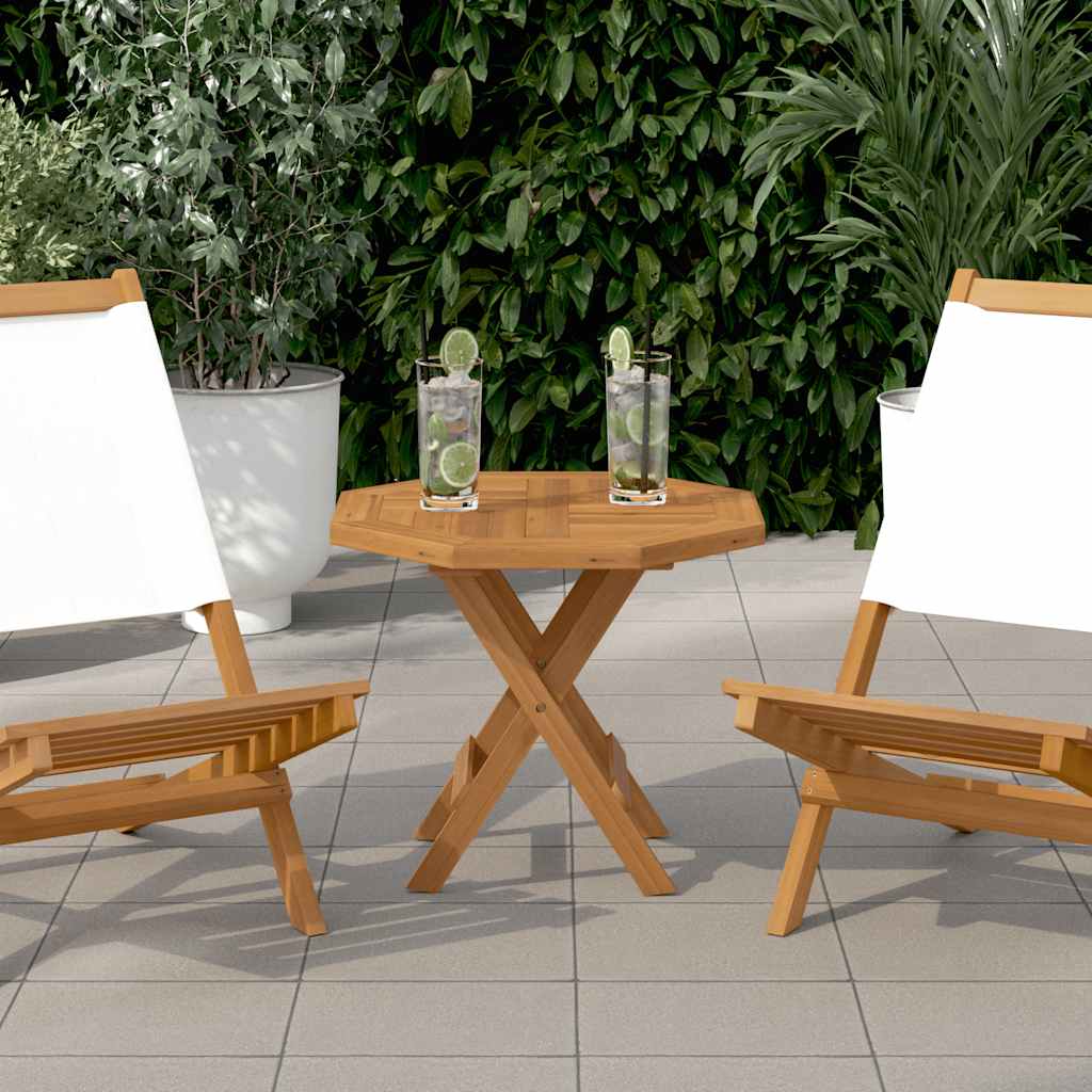 vidaXL Tischplatte Massivholz Teak Rund 2,5 cm 40 cm