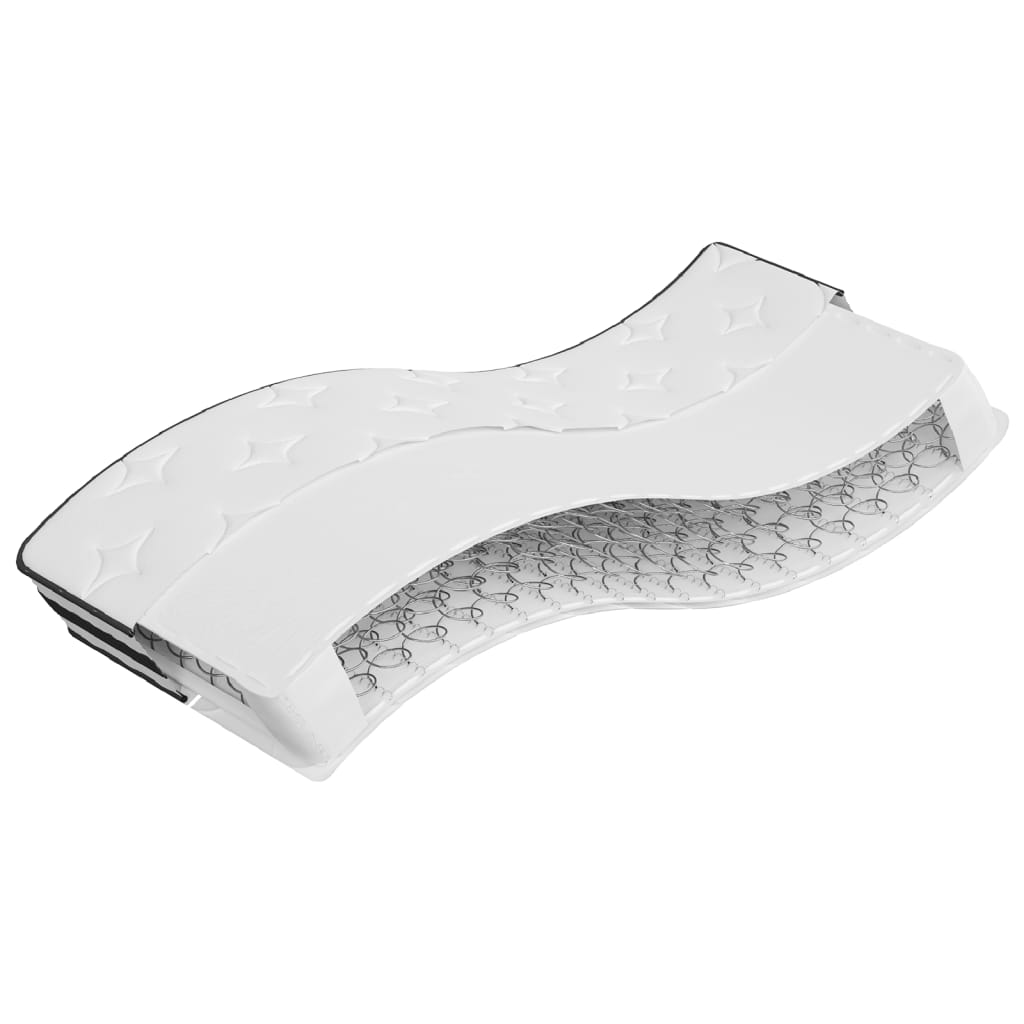 vidaXL Matratze Bonnell-Federkern Mittel 120x200 cm