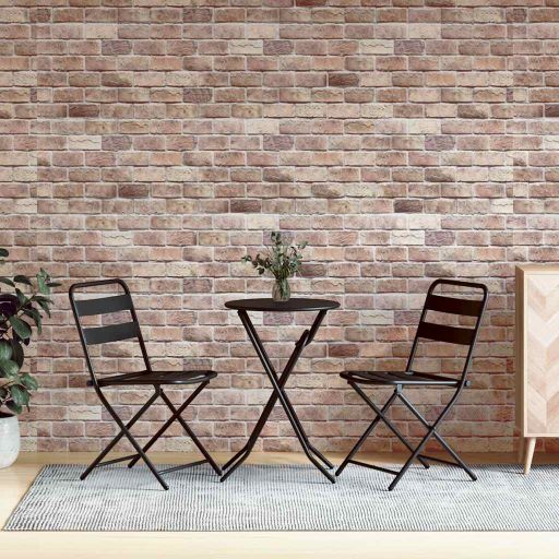 vidaXL 3D-Wandpaneele 10 Stk. Rot Backstein-Optik EPS