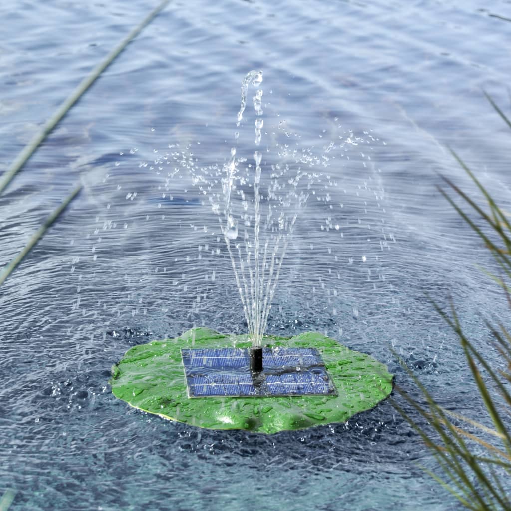 Solar Floating Pond Pump Lotus Leaf