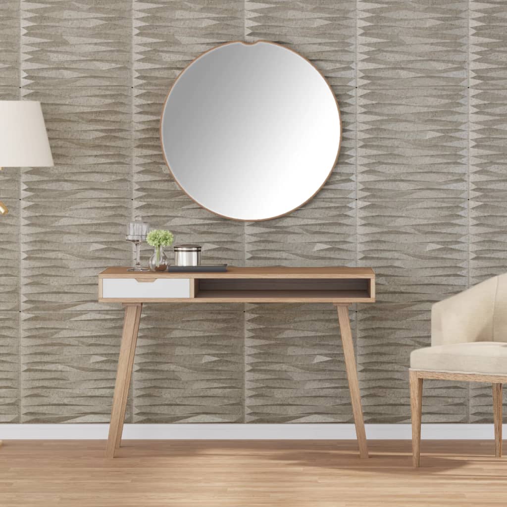 vidaXL 3D-Wandpaneele 24 Stk. 50x50 cm Diamantweiß 6 m²