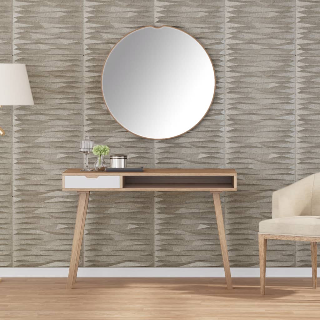 vidaXL 3D-Wandpaneele 24 Stk. 50x50 cm Diamantweiß 6 m²