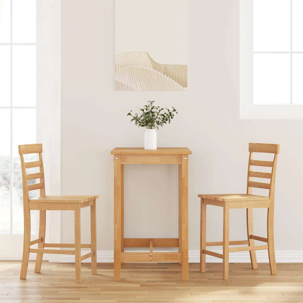 vidaXL Barhocker 2 Stk. Weiß Stoff