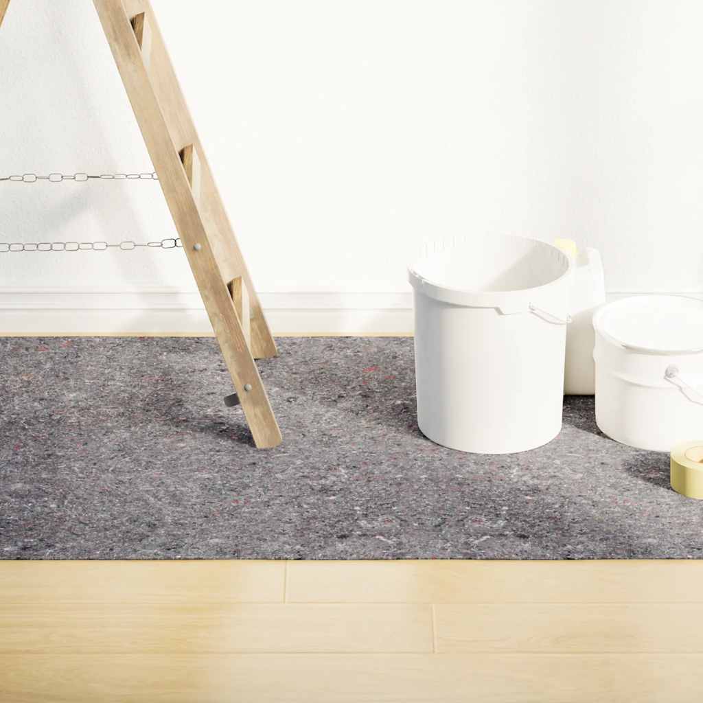 vidaXL Rutschfestes Malervlies 50 m 180 g/m² Grau