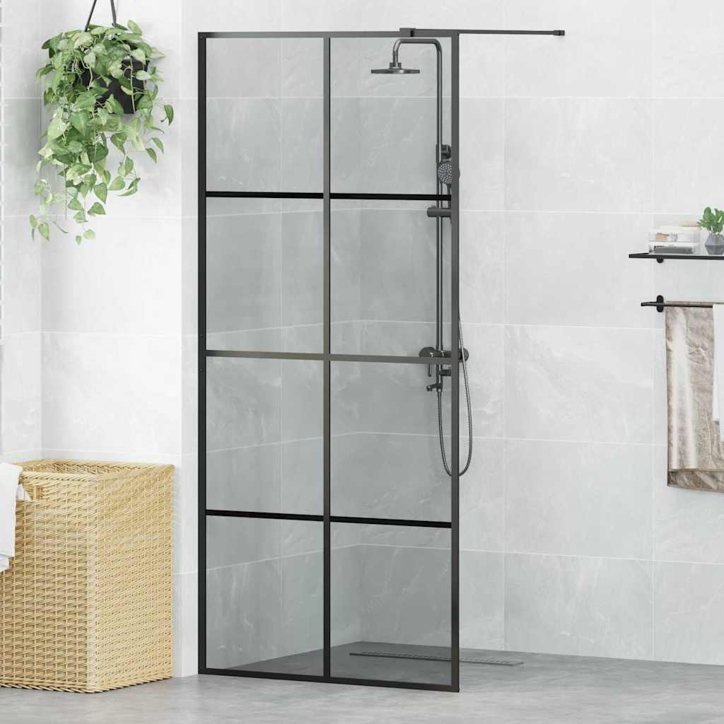 vidaXL Duschwand für Begehbare Dusche mit Klarem ESG Glas 80x195 cm