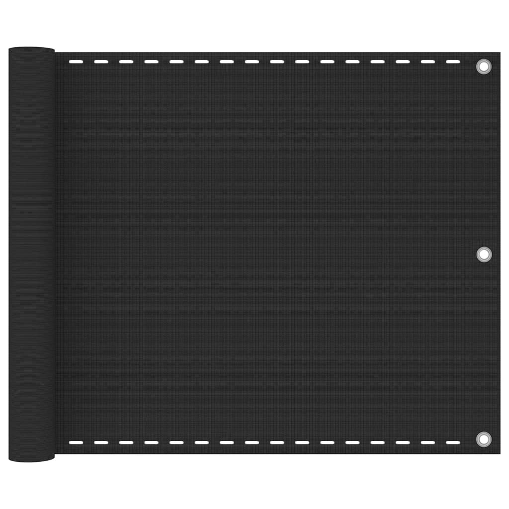 vidaXL Balkon-Sichtschutz Anthrazit 75x300 cm HDPE