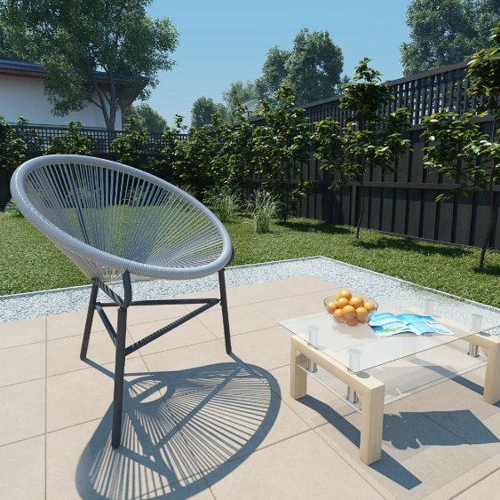 vidaXL Acapulco-Gartenstuhl Poly Rattan Beige