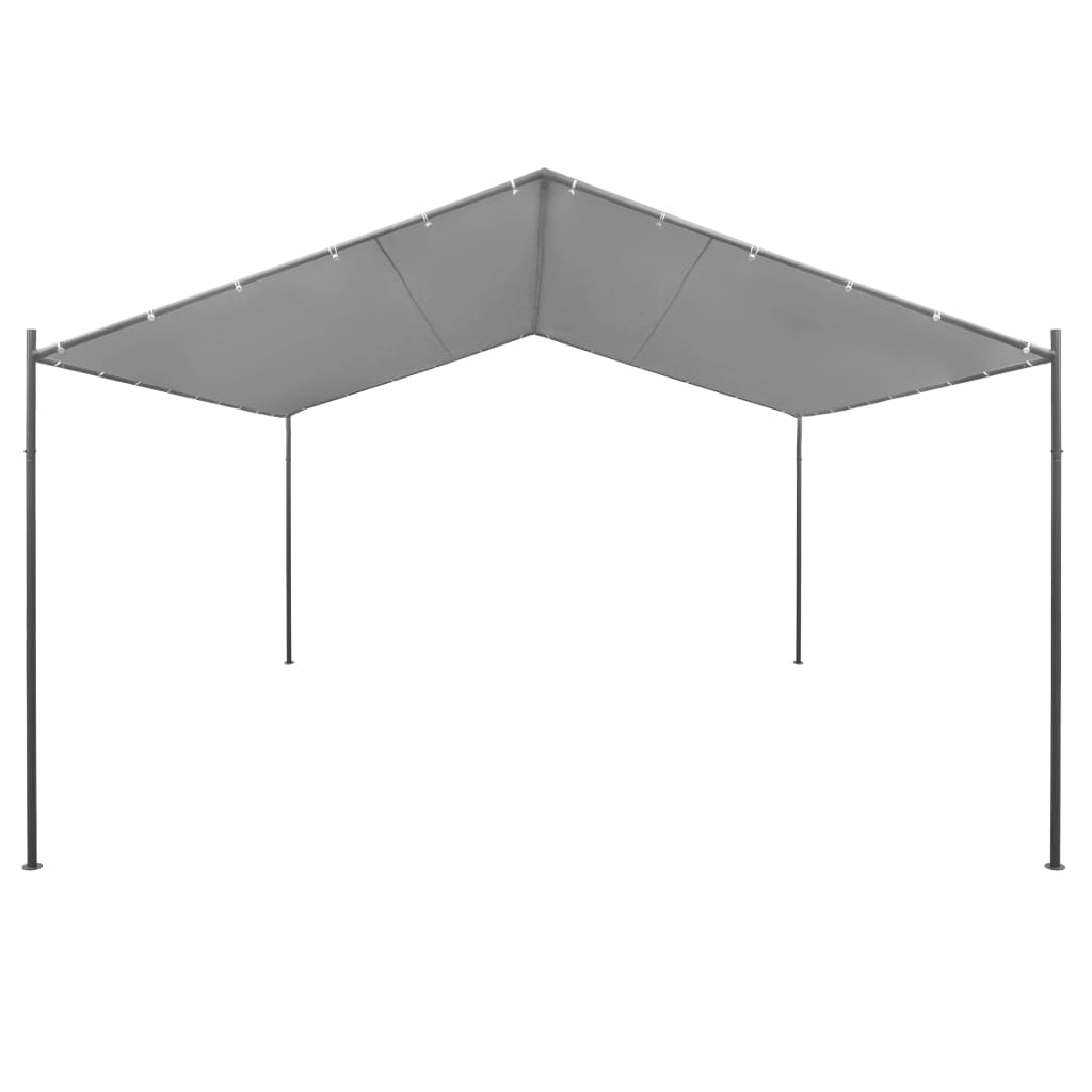 vidaXL Gartenpavillon 400x400x260 cm Weiß 180 g/m²