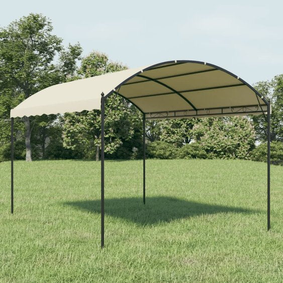 vidaXL Pavillon 4x3x2,6 m Taupe 180 g/m²