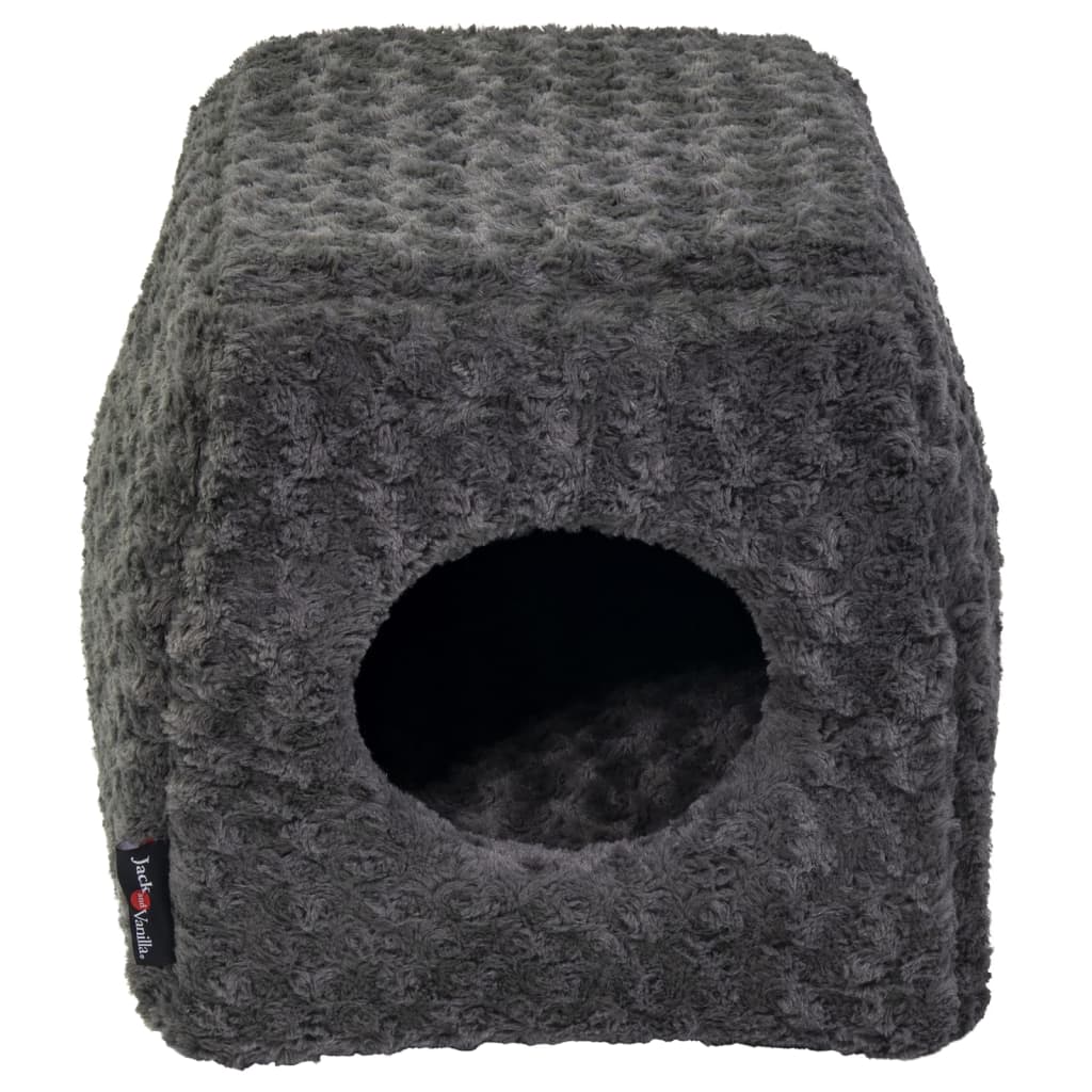 Kuschelhöhle Softy S 40x40x39 cm Rosette Grau