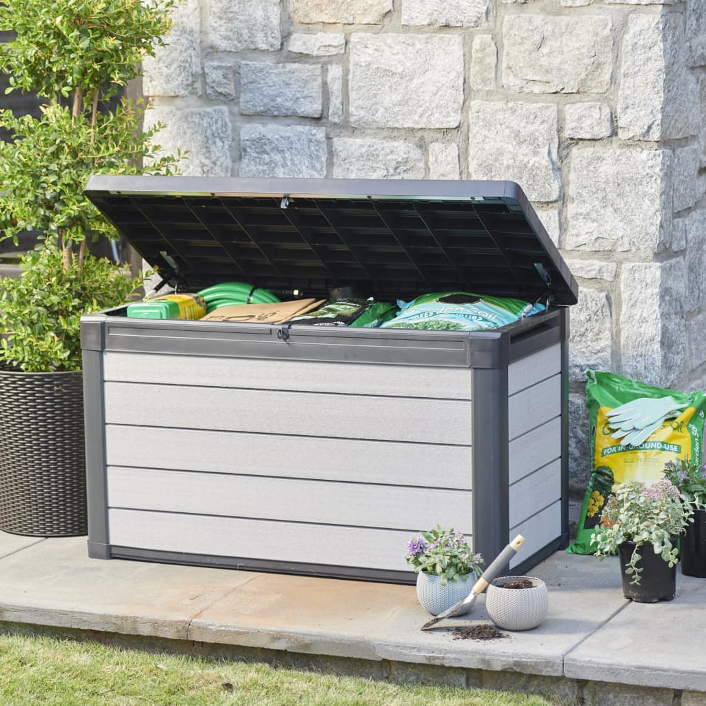 Garten-Aufbewahrungsbox Denali 380 L Anthrazit