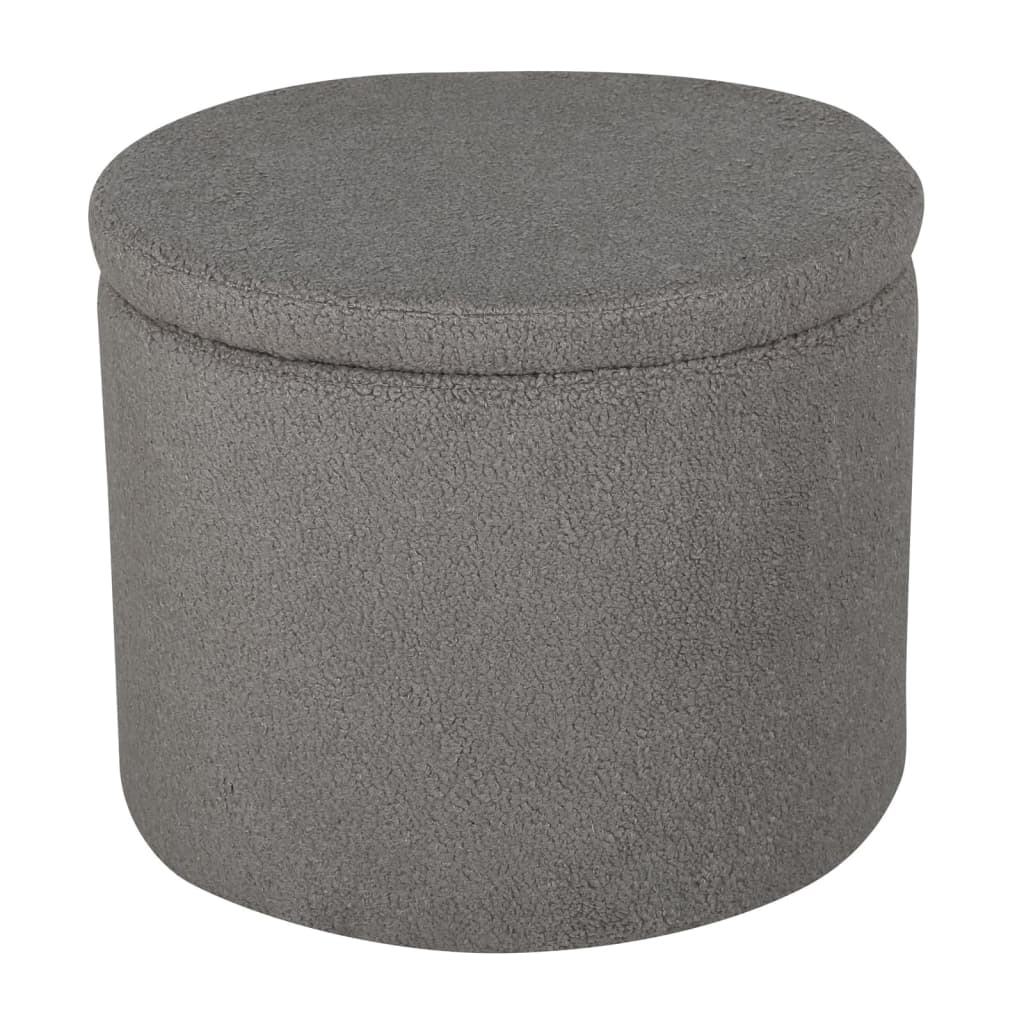 Stool Dunken 51x51x43 cm Teddy Grey