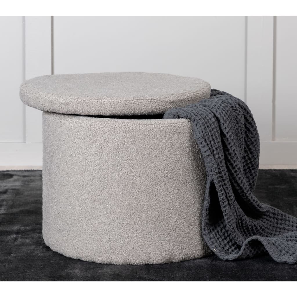 Stool Dunken 51x51x43 cm Teddy Grey