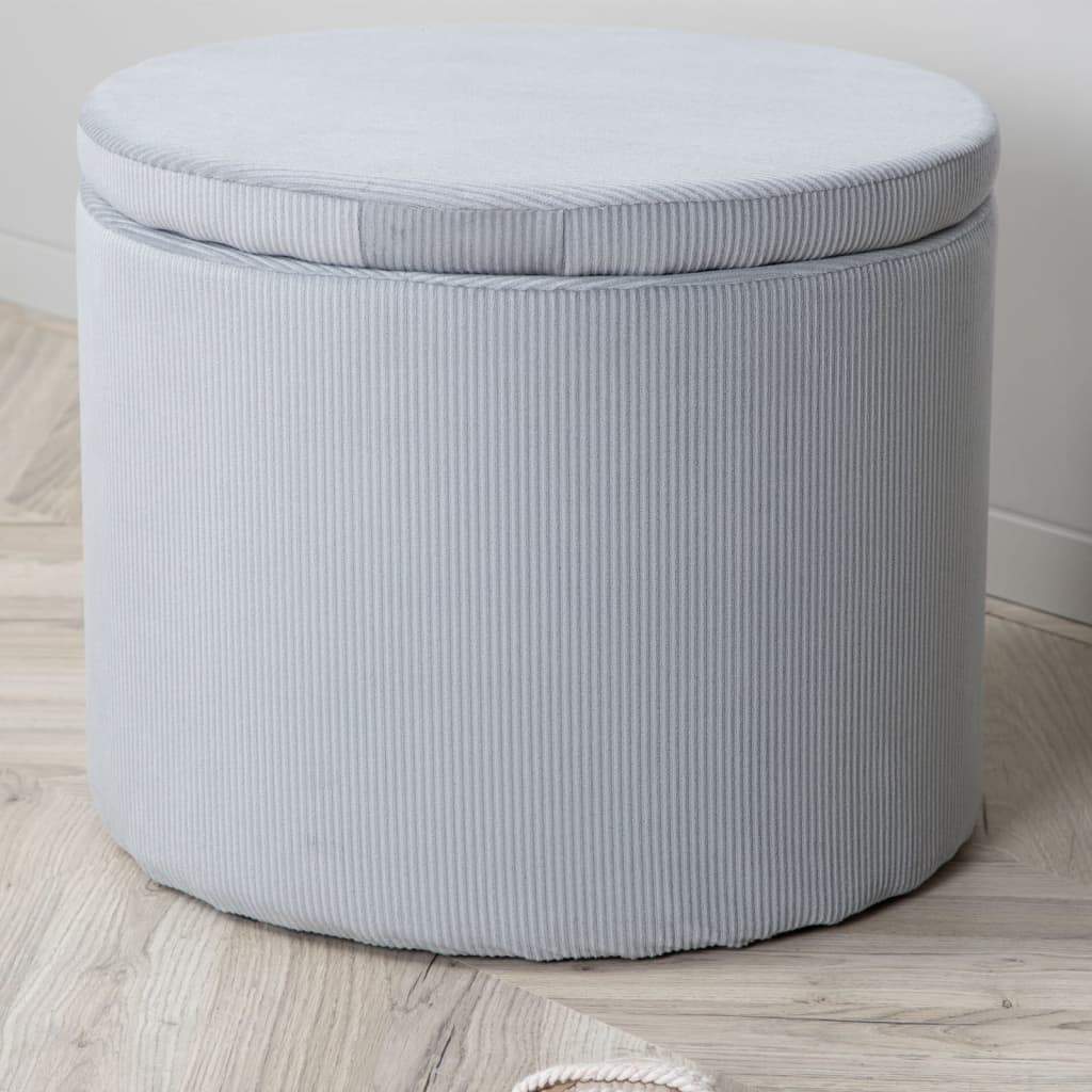 Stool Dunken 51x51x43 cm Cord Grey