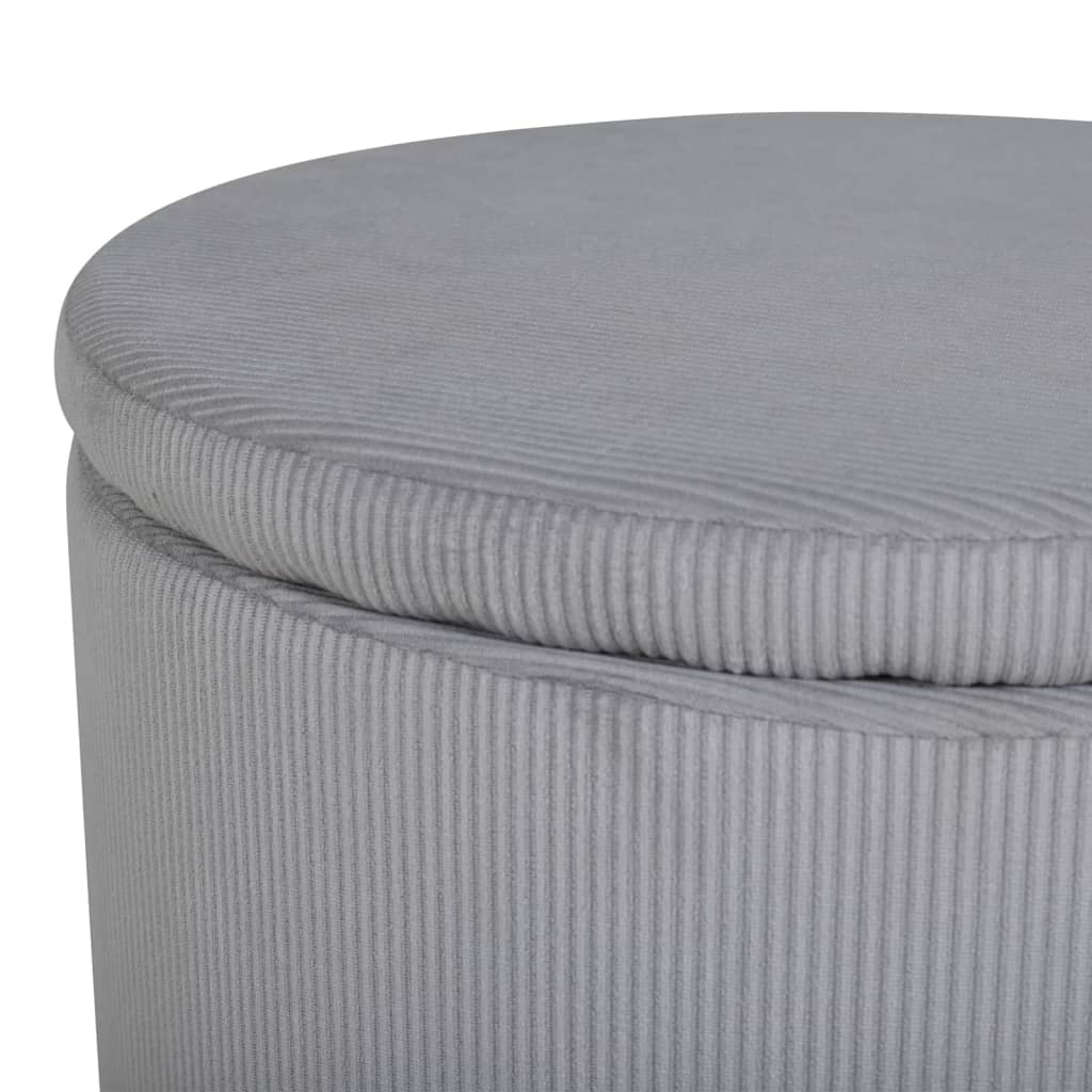 Stool Dunken 51x51x43 cm Cord Grey