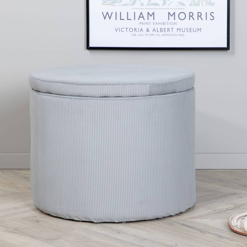 Stool Dunken 51x51x43 cm Cord Grey