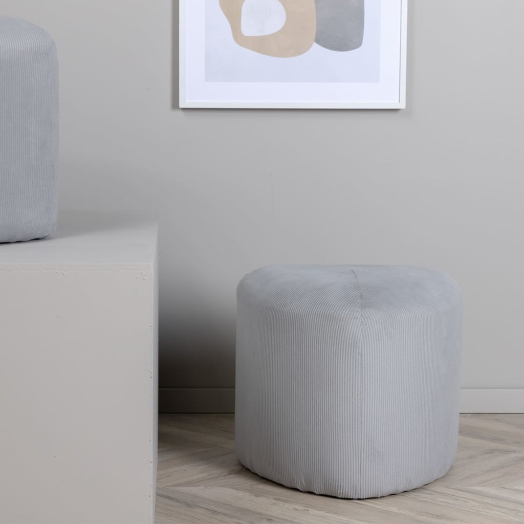 Stool Peg 46x46x41 cm Cord Grey