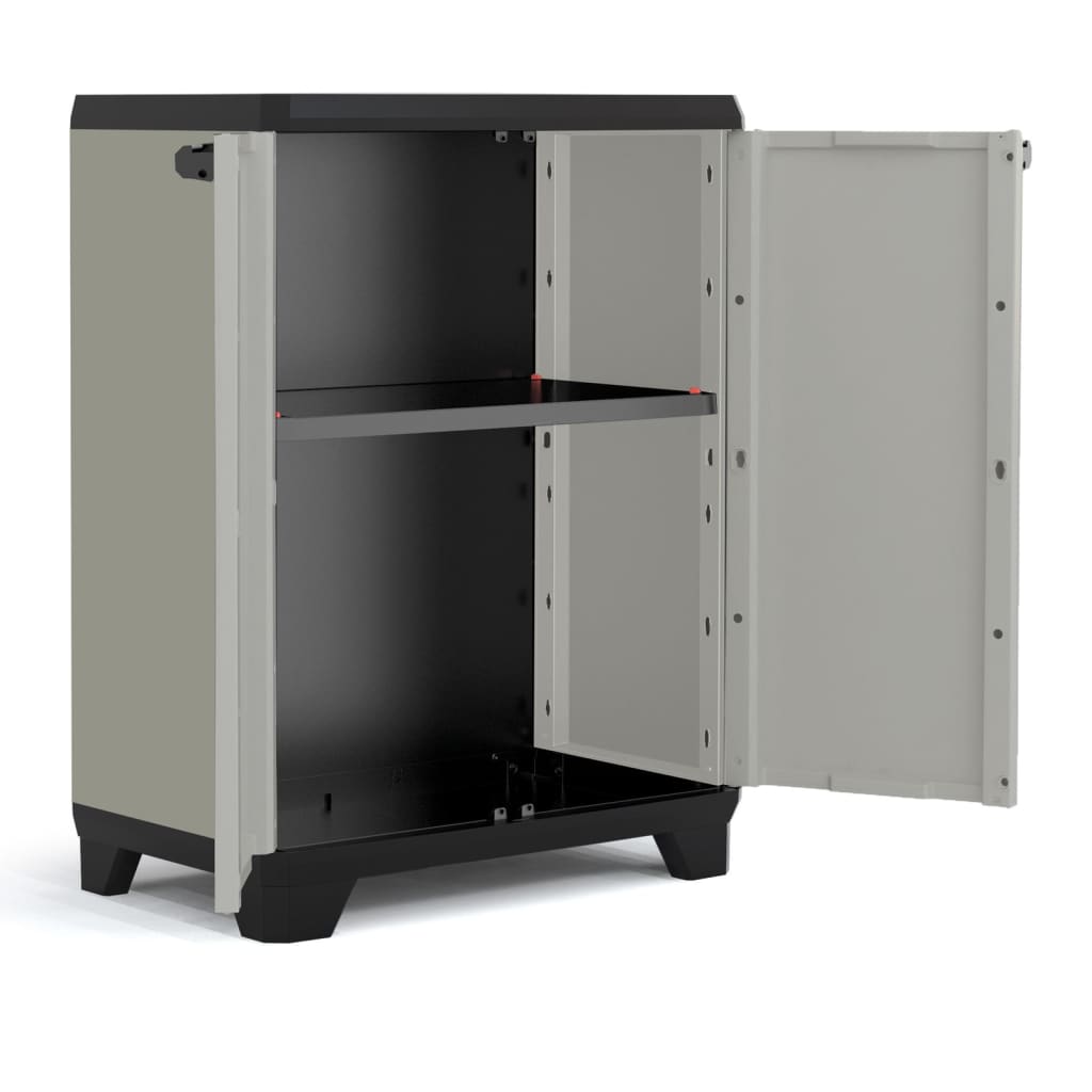 Storage Cabinet Low Planet Grey and Black