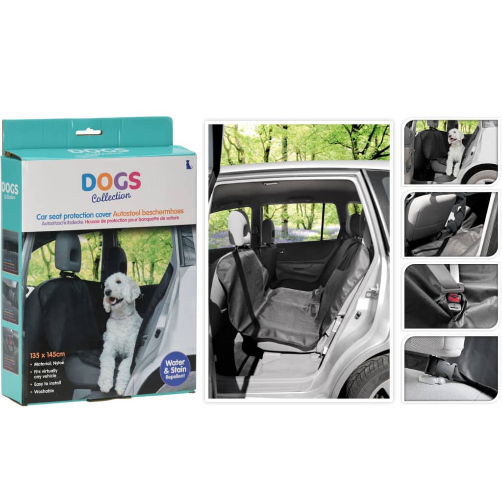 Pet Car Seat Cover 135x145 cm Black