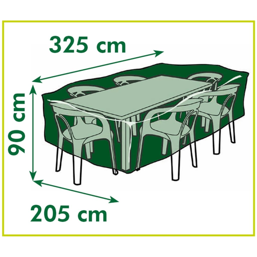 Garden furniture cover for rectangular tables 325x205x90 cm