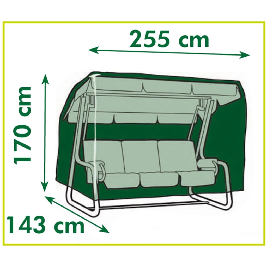 Garden Furniture Cover for Veranda Swings 255x170x143 cm