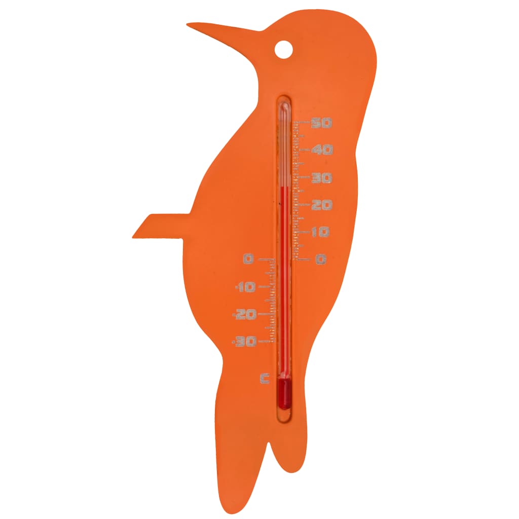 Garten Wandthermometer Vogelform Orange