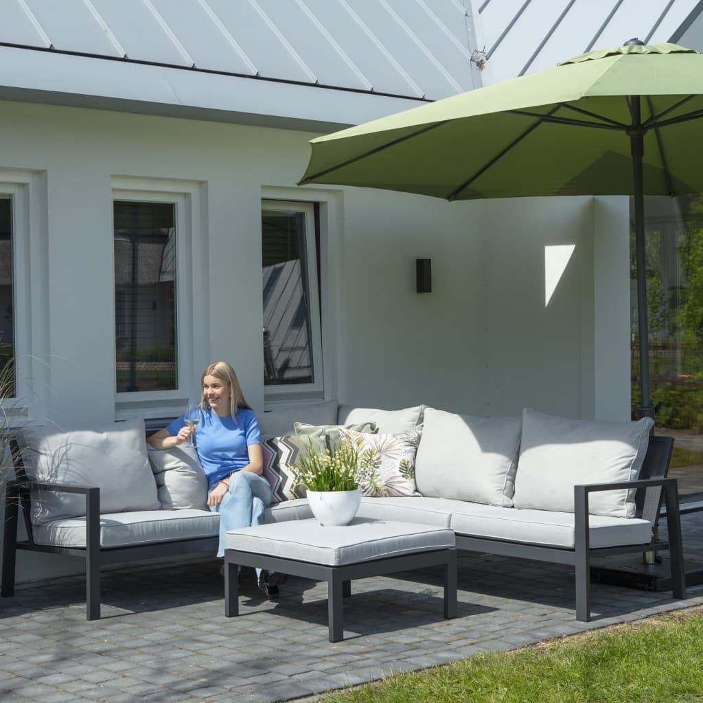 Garten-Lounge-Set-Abdeckung 320x255x70 cm Links Grau