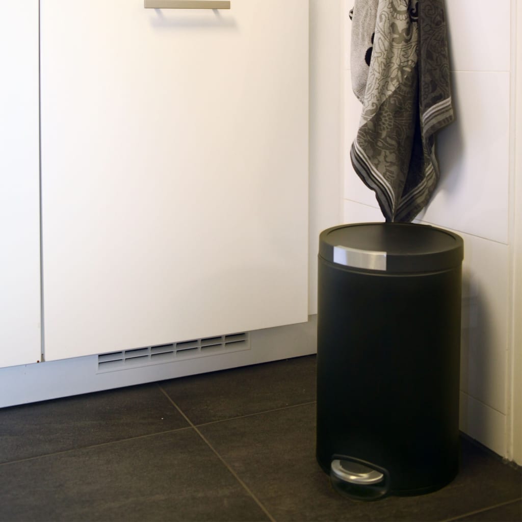 Pedal Bin Artistic 30 L Matt Black