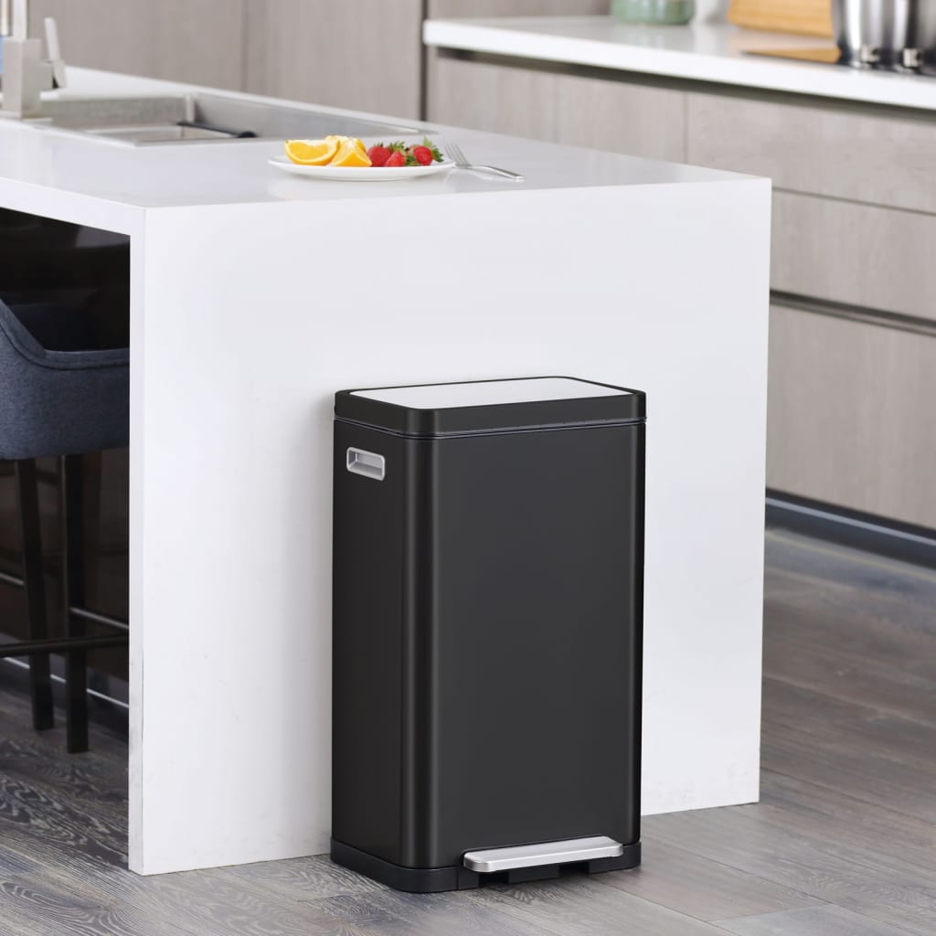 Pedal waste bin X-Cube 30 L black