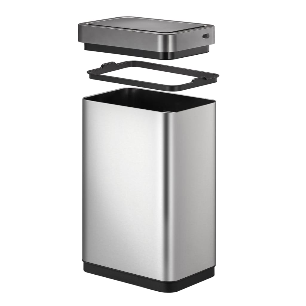 Sensor Trash can Mirage X 80 L Matt Silver